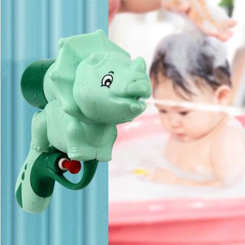 Baby Shark Dinosaur Water Gun Toys For Kids Summer Beach Squirt Blaster Pistol Spray Bath Swim Game Toy For Children Shower Tool