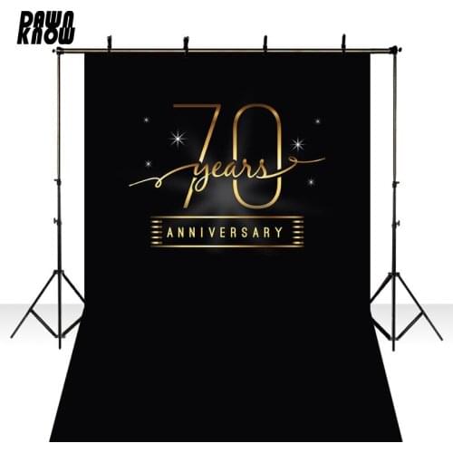 DAWNKNOW Anniversary Photography Background Photocall Personal Adult Birthday Party Photo Shoot Backdrop Customize lv1902