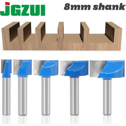 4pcs 5pcs 8mm Cleaning bottom Engraving Bit solid carbide router bit 10,15,22,30mm Diameter CNC milling cutter endmill for wood