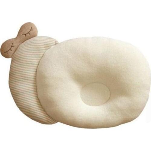 Cotton Baby Pillow Newborn Infant Sleep Positioner Prevent Flat Head Shape Support Cute Cartoon Lamb High Quality Pillow J0044