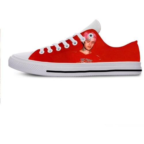 2019 Hot Cool Fashion New Summer Handiness Casual Harajuku Shoes 3D Print For Man Woman Hip Hop Rap Music Rock Rapper Lil Peep