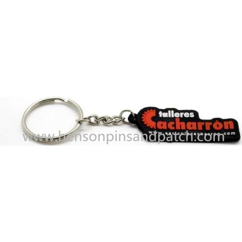 Small minimum order quantity for custom Soft Pvc brand Keychains