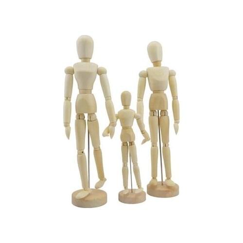 1pc manga model art sketch painting human body joints Movable doll wood Wooden doll ornaments