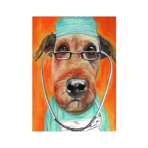 Cartoon dog diamond mosaic embroidery animal painting rhinestone wall sticker decor diamond drawing art needlework handcraft