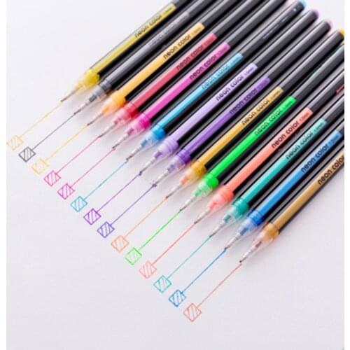 Multi-color set flash pen gouache highlighter office learning drawing color chalk