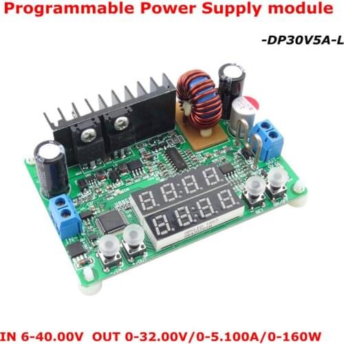 Voltmeter Constant Current Voltage Step-down Programmable Power Supply Buck Module Voltage Converter LED Display Controller
