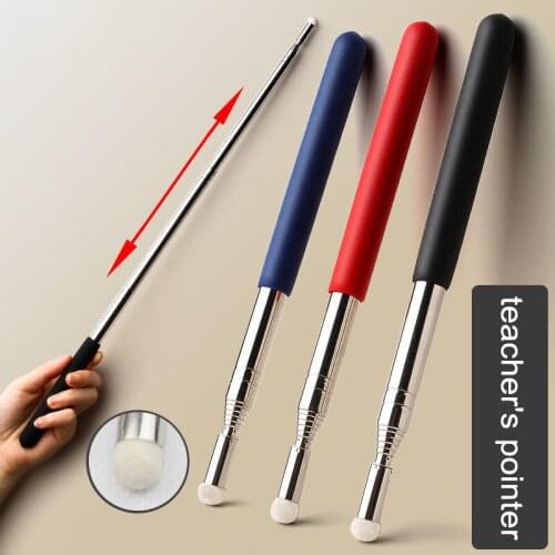 Professional Whiteboard Pen 1M Retractable Touch Teacher Pointer Professional Torch Teaching Stick Guide Flagpole Office Tool