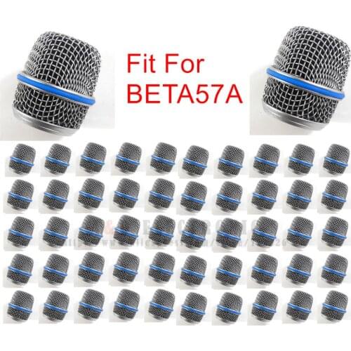 50pcs Microphone Ball Mesh Grille For Shure BETA57A Microphone Accessories Ball Head Replacement Accessory
