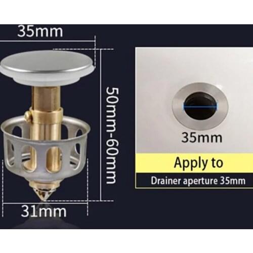 Anti-Blocking Floor Drain Silicone Sucker And Universal Wash Basin Bounce Drain Filter Sink Drain Vanity Stopper Bathroom Access