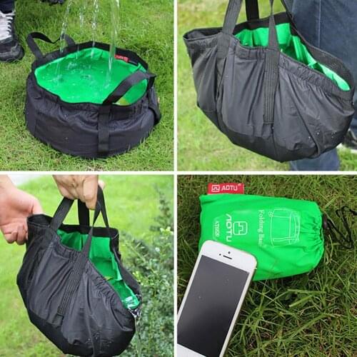 8.5L Collapsible Wash Basin Foot Washbasin Travel Fishing Hiking Outdoor Camping Portable Folding Bucket Water Container Bucket