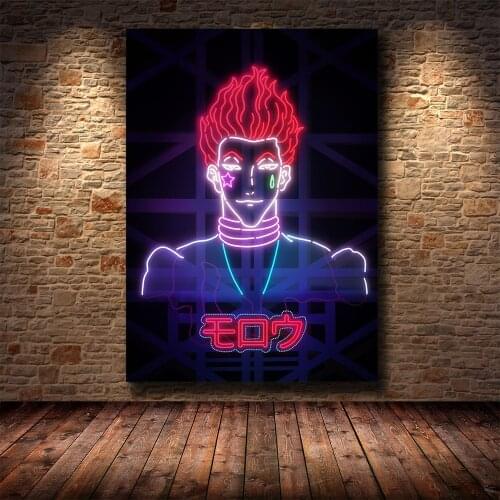 Modern Home Decor Classic Anime Poster Hunter X Hunter Killua,Gon,Hisoka Wall Art Canvas Painting HD Prints For Boy Living Room