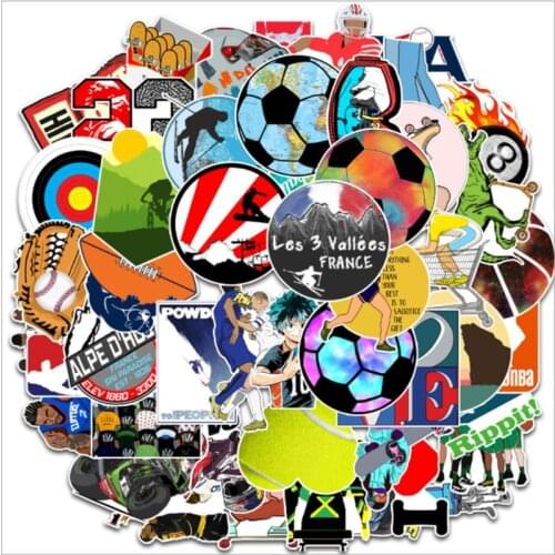 10/30/50Pcs/Set Sports movement Graffiti For Snowboard Laptop Luggage Fridge Car- Styling Vinyl Decal Home Decor Stickers