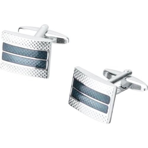 10pairs/lot Luxury Rectangle Enamel Cufflinks Business Style Shirt Cuff Nails Cuff Links Mens Jewelry Accessory Gemelos Gift