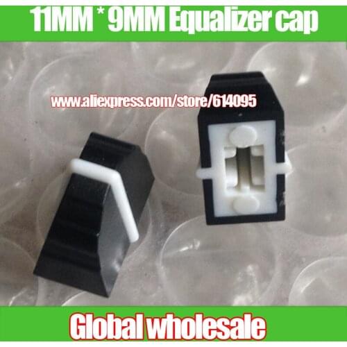 10pcs 11MM * 9MM DBX2231 equalizer fader potentiometer cap / 4MM black hole