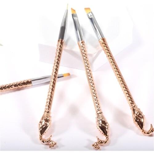 10PCS Peacock Rod Nail Art Pen Light Therapy Pen Crystal Pen Drawing Pen Nail Brush Set Nail Art Drawing Pen