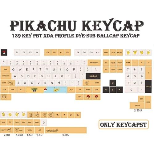 139 Keys PBT DYE-SUB Keycap XDA Profile Japanese Personalized keycaps For Cherry MX Switch Mechanical Keyboard 96 104 108 Layout