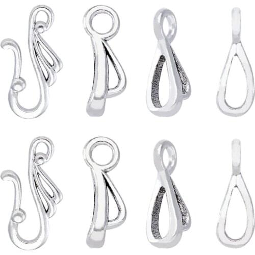20 Sets Tibetan Style Antique Silver Wing Hook and Eye Clasps, Lead Free and Cadmium Free, about 12mm wide, 25mm long