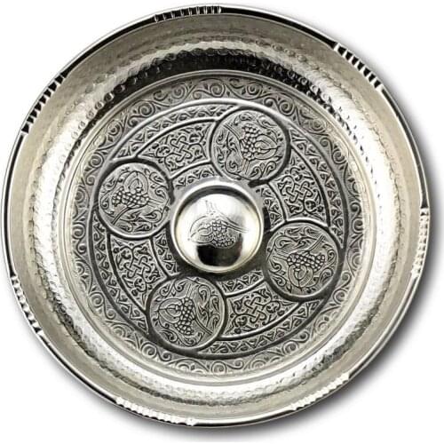 3 PCs Copper Turkish Bath Bowl 20 cm