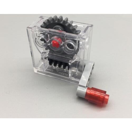 5 sets / batch of technical parts: 2x4x3 1 / 3 transformation box 6588 / 32239 worm gear 4716 assembling particle toy brick ev3