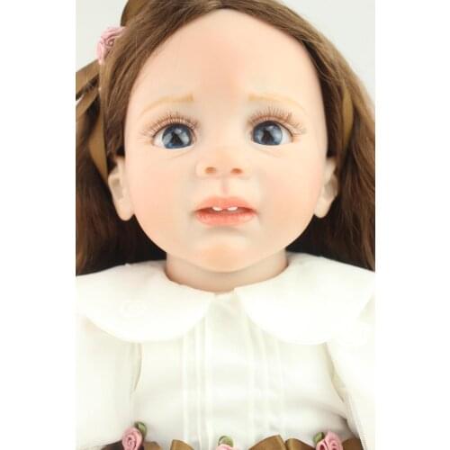 60cm girl Fridolin baby doll reborn toddler toys hair rooted real babies clothing model doll gift