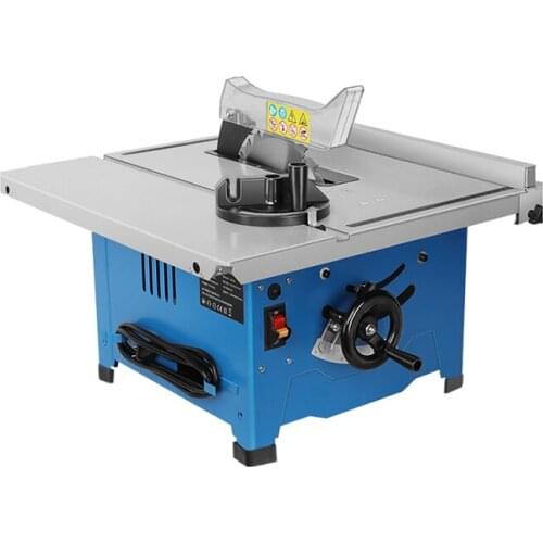 8-Inch Household Miniature Woodworking Table Saw Electric Multi-Function Precision Dust-Proof Decoration Cutting Machine