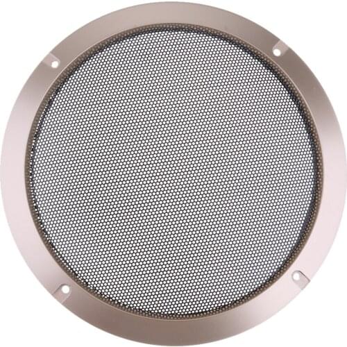 8'' Gold Speaker Decorative Circle SubWoofer Grill Cover Guard Protector Mesh