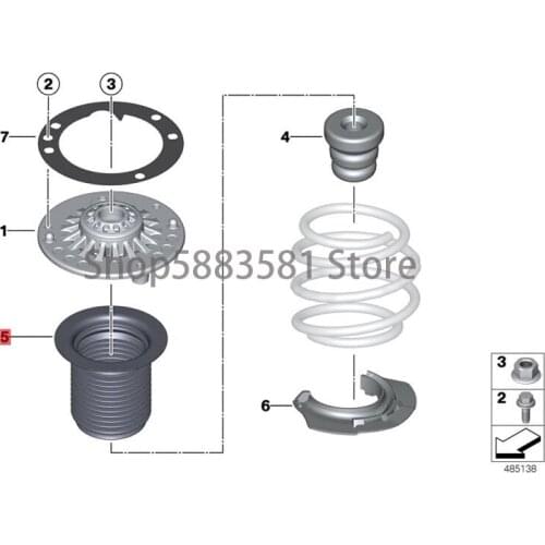 CAR front machine dust cover bm wF20 116D F20 116I F20 118I Engine foot glue Buffer block Machine claw glue