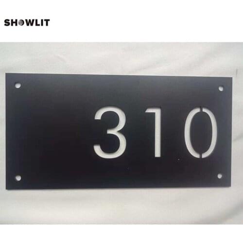 Black Metal Rectangle Wall Plaques Manufacturer