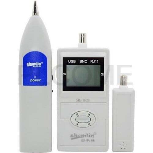 Digital Cable Tester with English, Line Tracker Wire Network Telephone USB BNC RJ45 RJ11 SML-8828 SML-8868