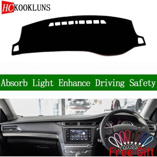 For Peugeot 408 2014 2015 2016 2017 2018 2019 Right Hand Drive Dashboard Cover Car Stickers Dash Mat Carpet Interior Accessories