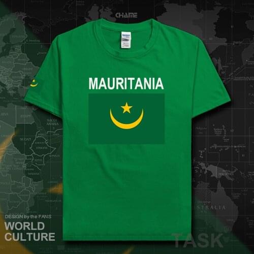Mauritania Mauritanian t shirt fashion 2018 jerseys nation team 100% cotton t-shirt clothing country flag tees MR MRT summer 02