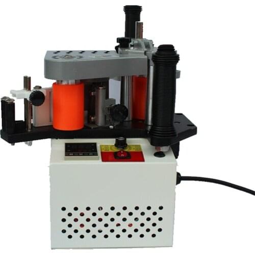 Curved and straight shaped portable woodworking edge banding machine Wood board edge heat press woodworking small curved