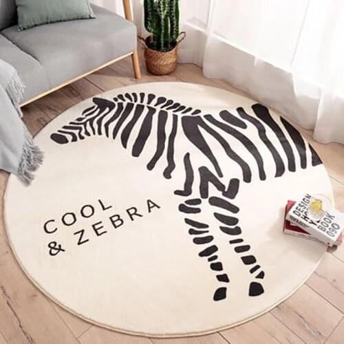 Коврик для ванной Alfombra Salón Childrens Bedroom Cartoon Round Carpets Nordic Swivel Chair Cushion Living Room Floor Mats 카페트