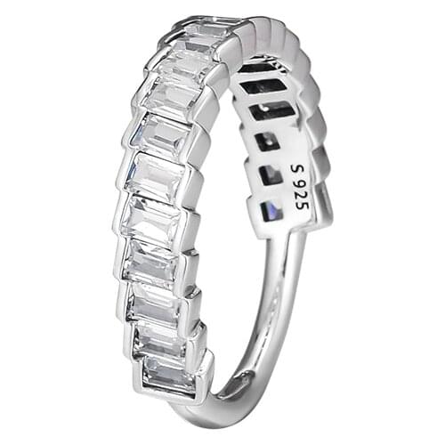 Glacial Beauty Ring 925 Sterling-Silver-Rings DIY Fashion Female Rings European Jewelry For Women