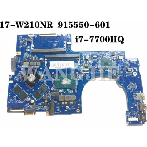 For HP OMEN NOTEBOOK 17-W210NR laptop motherboard 915550-601 915550-501 1050Ti 4GB i7-7700HQ DAG37DMBAD0 100% fully tested