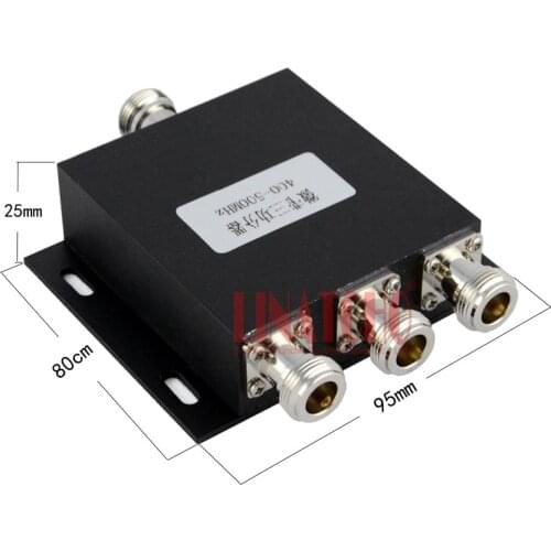 Microstrip 3 Ways 450MHz RF UHF CDMA 450MHz Repeater Power Splitter 400-500MHz two way radio divider