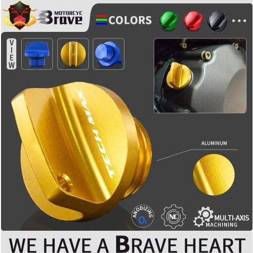 New Motorcycle Oil Filler Cap Plug cover For YAMAHA TMAX 560 tech max 2020 2021 Bolt Screw Filler T-MAX 560 TMAX560 TECHMAX