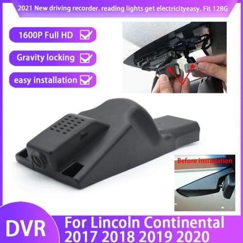 New! Car Driving Recorder Easy to install For Lincoln Continental 2017 2018 2019 2020 DVR Wifi Video Recorder Dash Cam Camera hd
