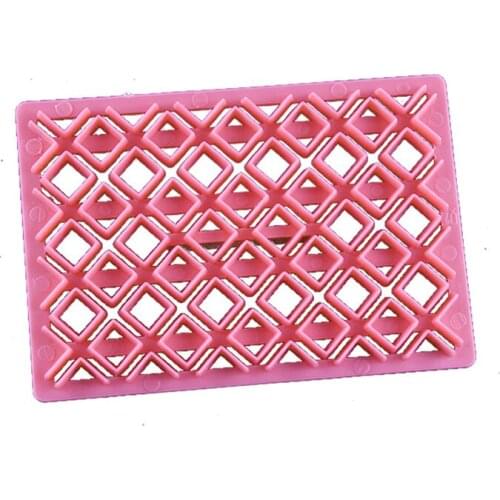 New Plastic Printing Biscuits Cake Cookie Cutter Fondant Lace Cake Decoration Petal Quilt Embosser Mold Cake Tool Pastry Baking