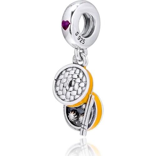 Fits for Pandora Charms Bracelets 925 Sterling Silver Chinese Bao Dangle Charm Metal Beads Fine Jewelry Women Girls Gift