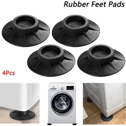 4PCS Washing Machine Shock Absorption Non-slip Pad Washing Machine Base Fixed Rubber Household Protection Pad Increase Pad