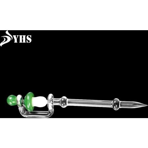 Useful Oil and Wax Dab Tools Manual Rotation Glass Dabber Rig Tool Smoking Accessories