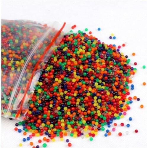 Sale Multicolor Crystal Soil Hydrogel Polymer Flower Wedding Water Beads polymer Growing Decor Water Balls Big Home Decoration