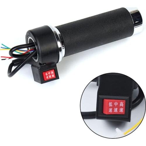 Adjustable Speed 25mm Throttle Control Twist Grip Parts 3 Speed Switch E-scooter Electric Bike Scooter 1 INCH