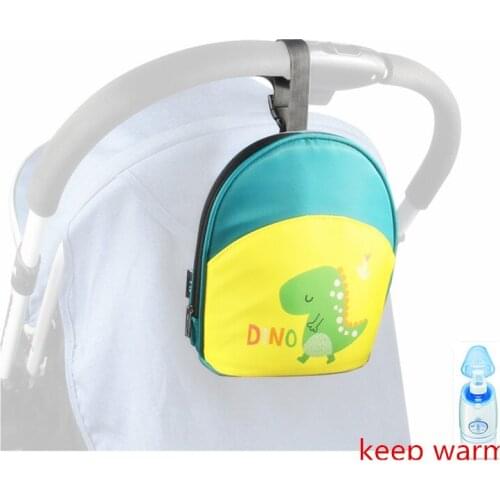 Baby Stroller Pannier Bag Baby Stroller Hanging keep warm Bag Storage Basket Cup Holder Walking Baby Artifact Warm Cup Holder