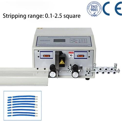 SWT508-C Peeling Striping Cutting Machine Computer Automatic Wire Stripping Machine Cutting Cable From 0.1-2.5mm²