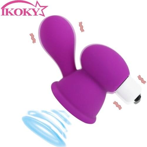 Vibrator Nipple Sucker Sex Toys for Women Clitoris Massager Breast Massager Vibrating Nipple Stimulation Breast Pump Enlarge