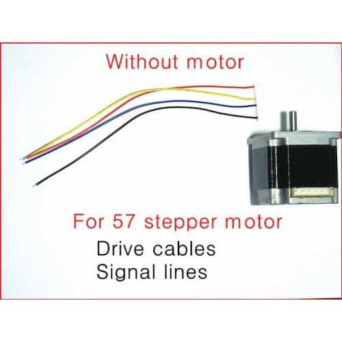 10PCS DIY NEW 2 phase 6 line For 57 stepper motor Drive cables,57 step motor Drive Signal lines