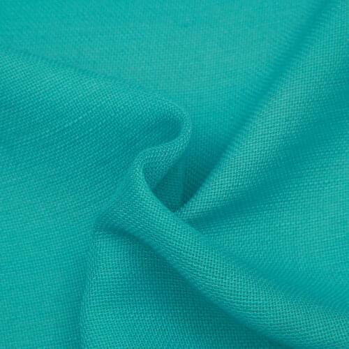 140cm wide soft solid color blue green silk linen fabric diy patchwork dress shirt clothes material