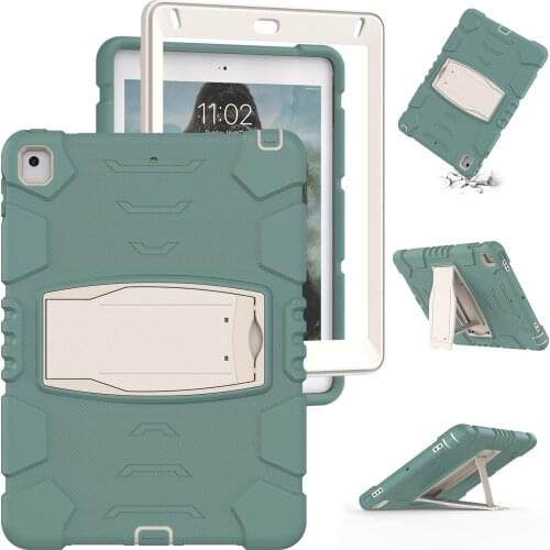 Kids-Rainbow Case for iPad 9.7"inch 6th/5th 2018/2017 Heavy Duty Shockproof Kickstand Case Cover for for Apple iPad Air / Air 2